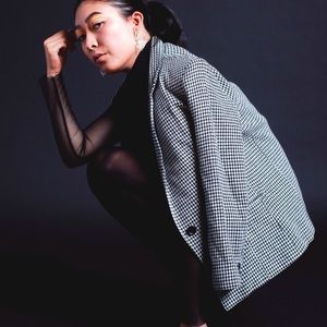Vintage 1980’s Houndstooth Blazer